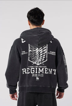 Attack On Titán Zip Hoodies