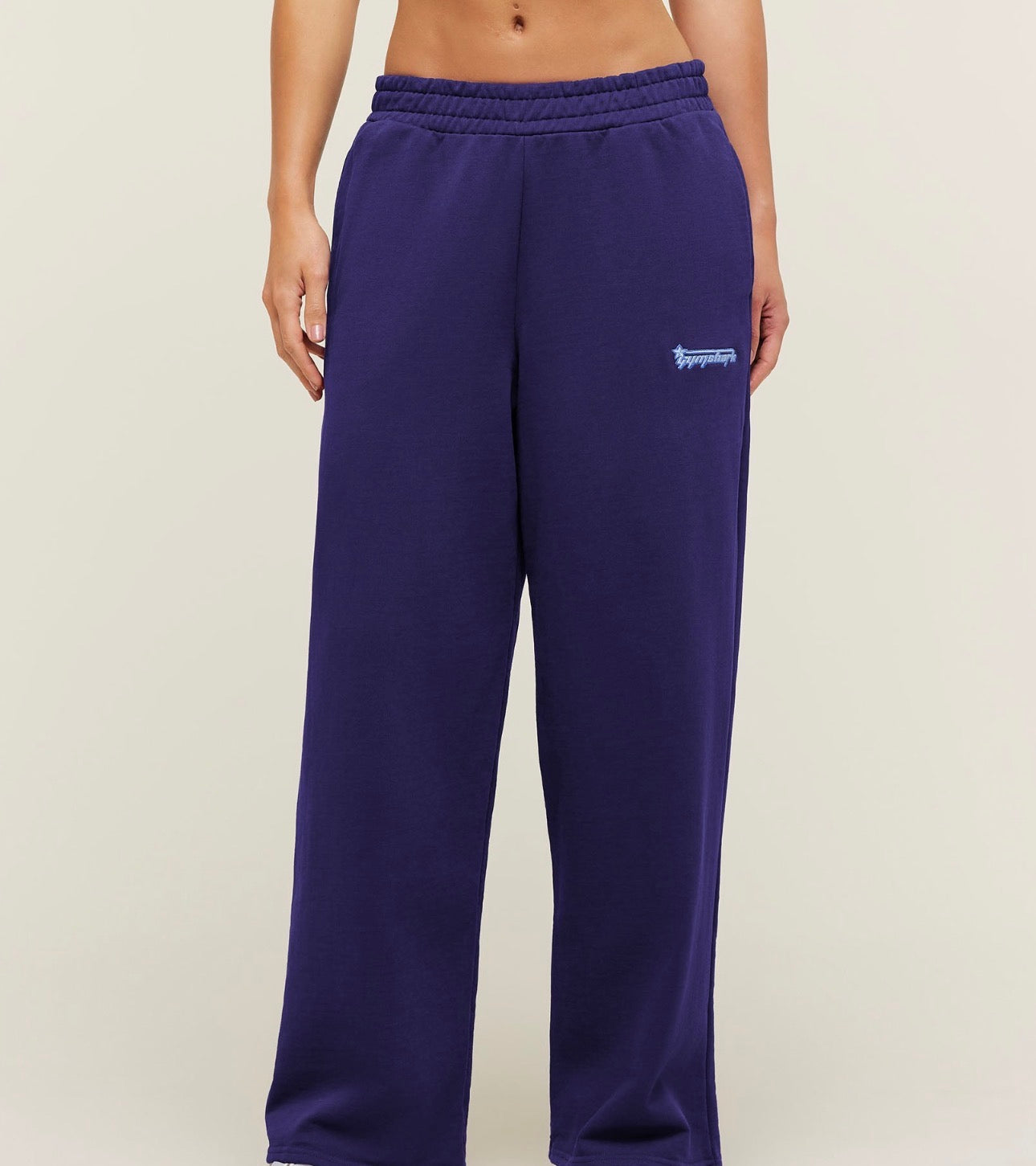 Gymshark Script Embroidery Wide Leg Pants