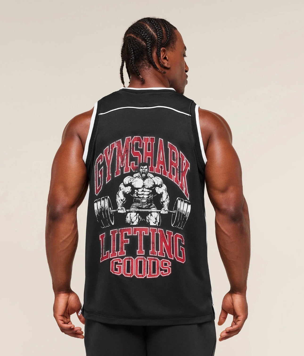 Graphic Basketball Mesh Tank