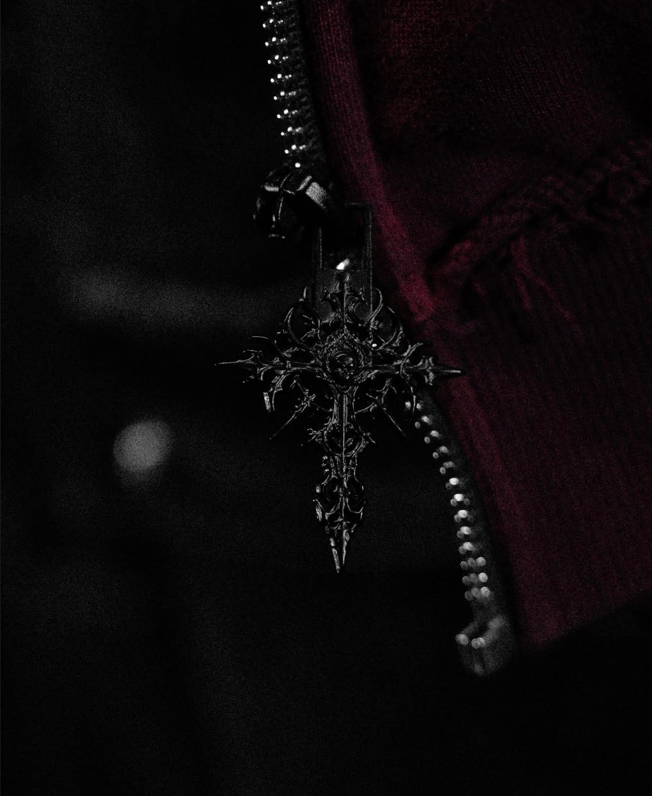 Oversized Ruined Zip-Up [Viola]