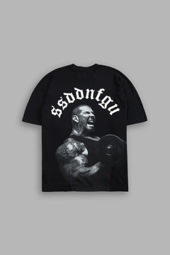5% Forever Premium Oversized Tee in Black
