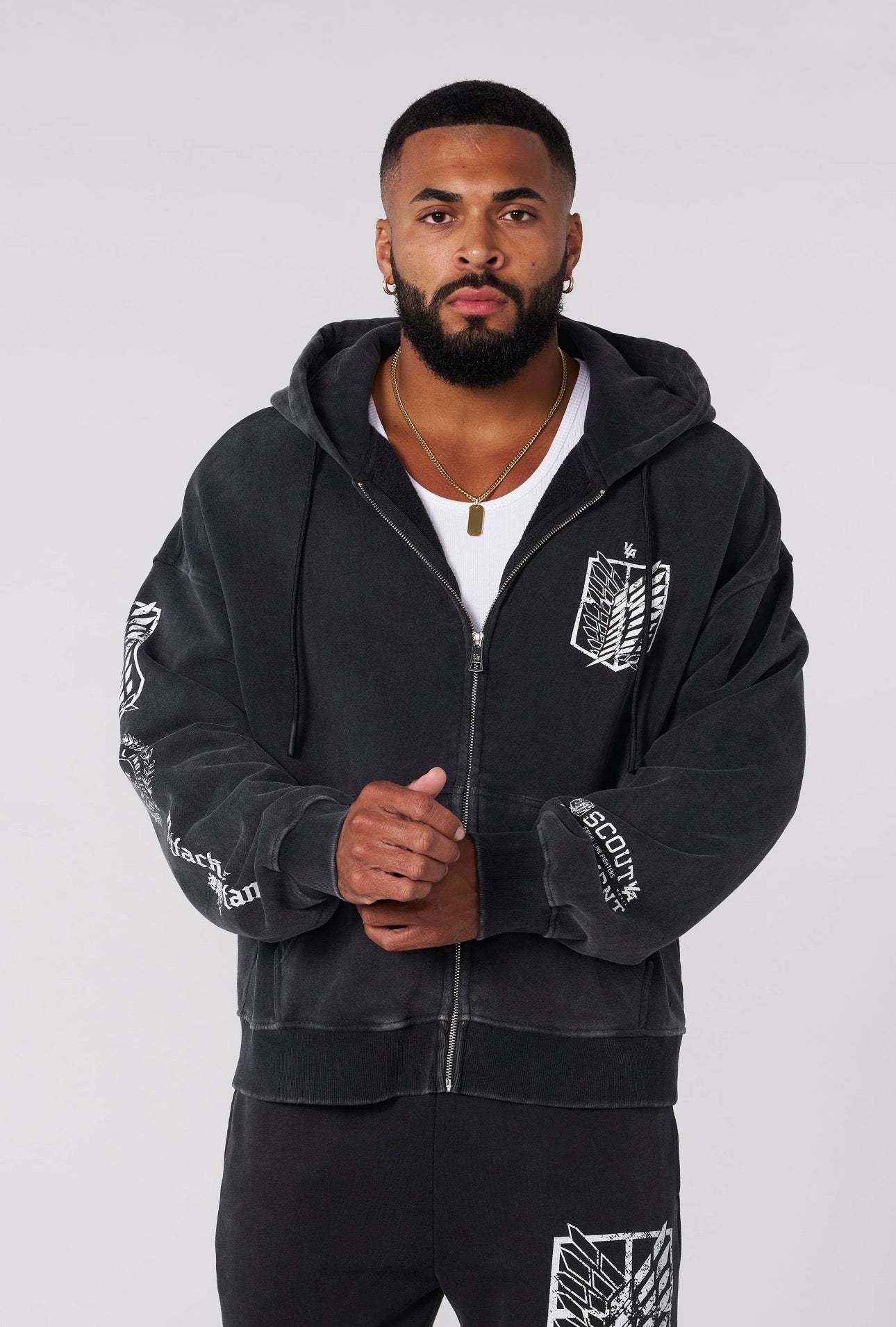 Attack On Titán Zip Hoodies