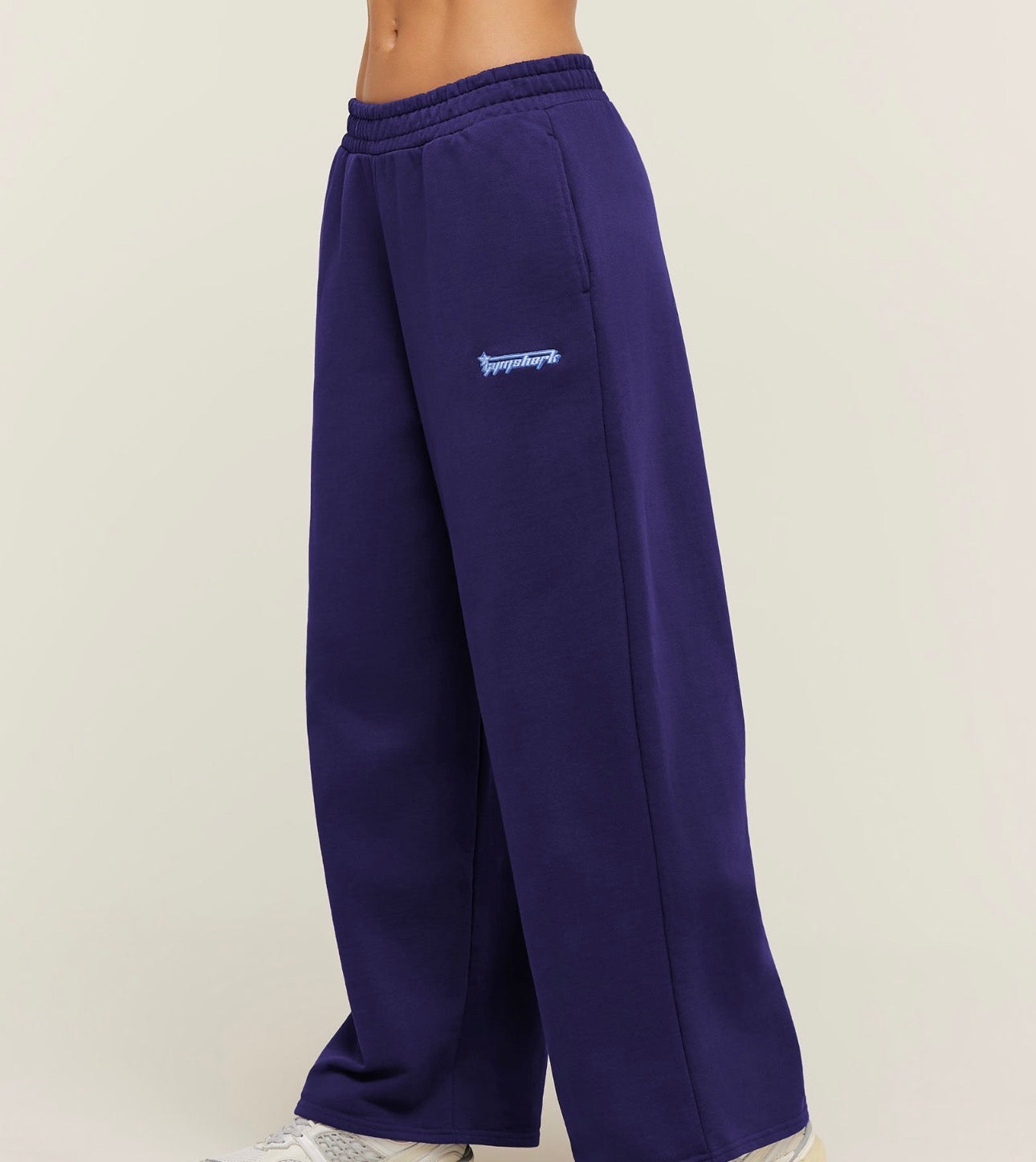 Gymshark Script Embroidery Wide Leg Pants