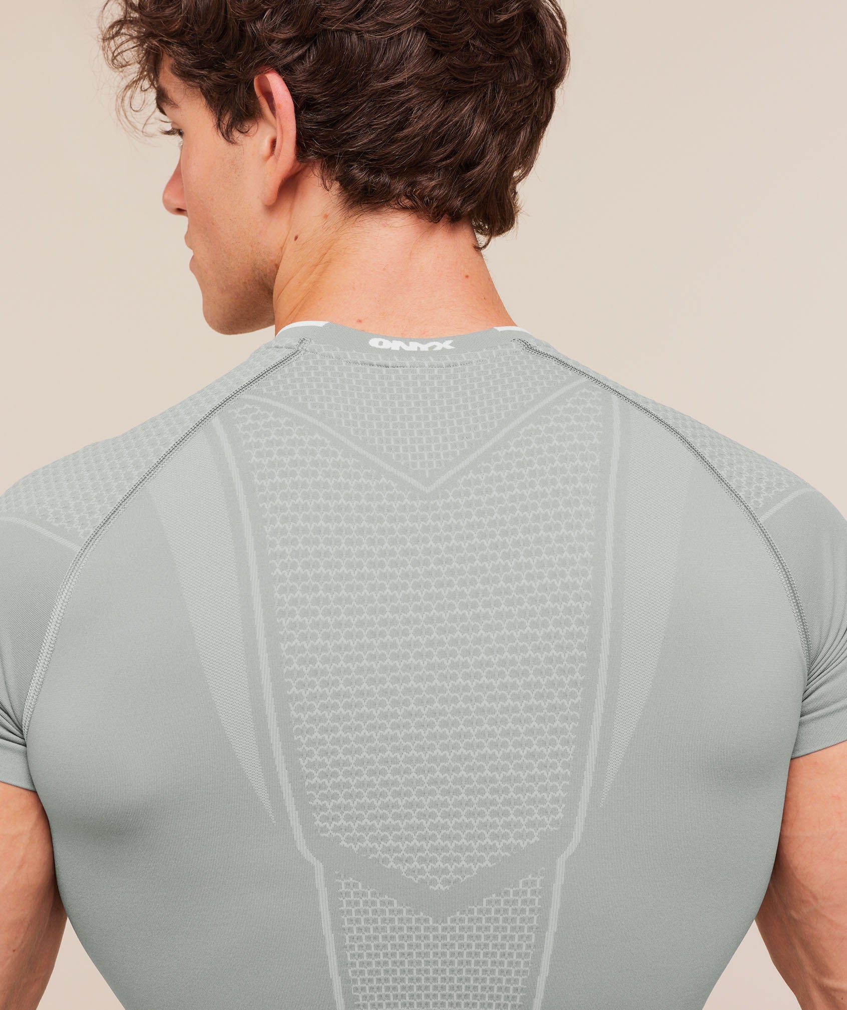 Gymshark Onyx V1 T-Shirt - Smokey Grey/Light grey