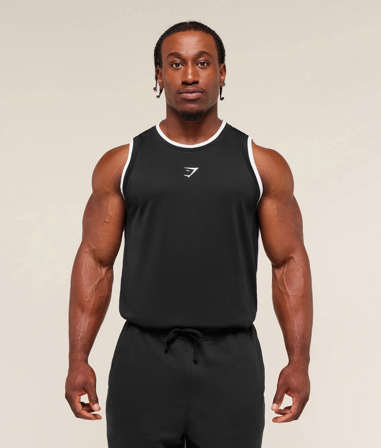 Graphic Basketball Mesh Tank