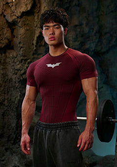 BATMAN COMPRESSION BURGUNDY