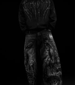 Soul Decay Embroidered Denim Jeans