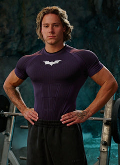 BATMAN COMPRESSION PURPLE [EXCLUSIVE]