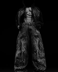 Soul Decay Embroidered Denim Jeans