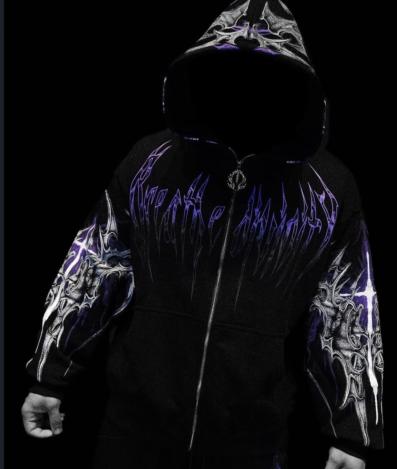 Death Blight Zip Up Hoodies