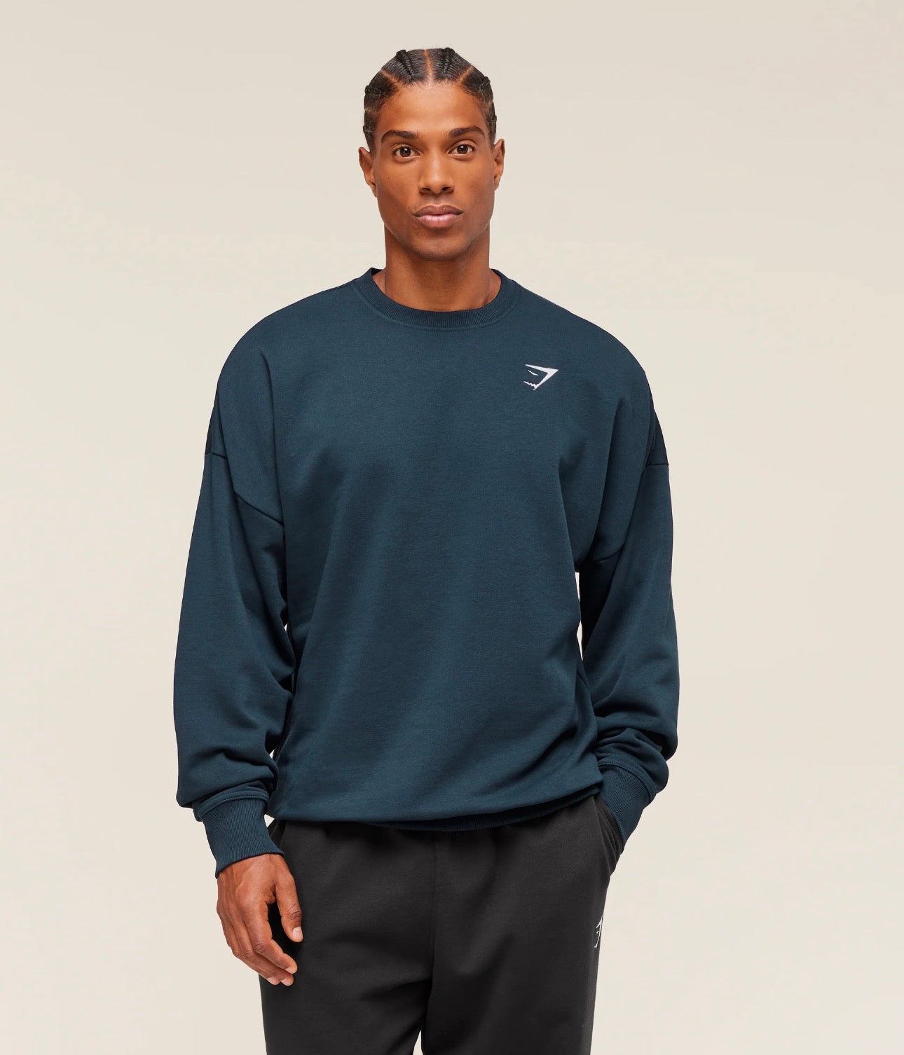 Oversized crest crew
