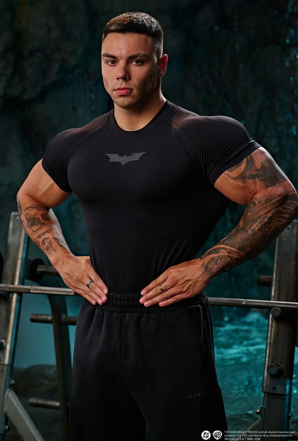 BATMAN COMPRESSION ALL BLACK