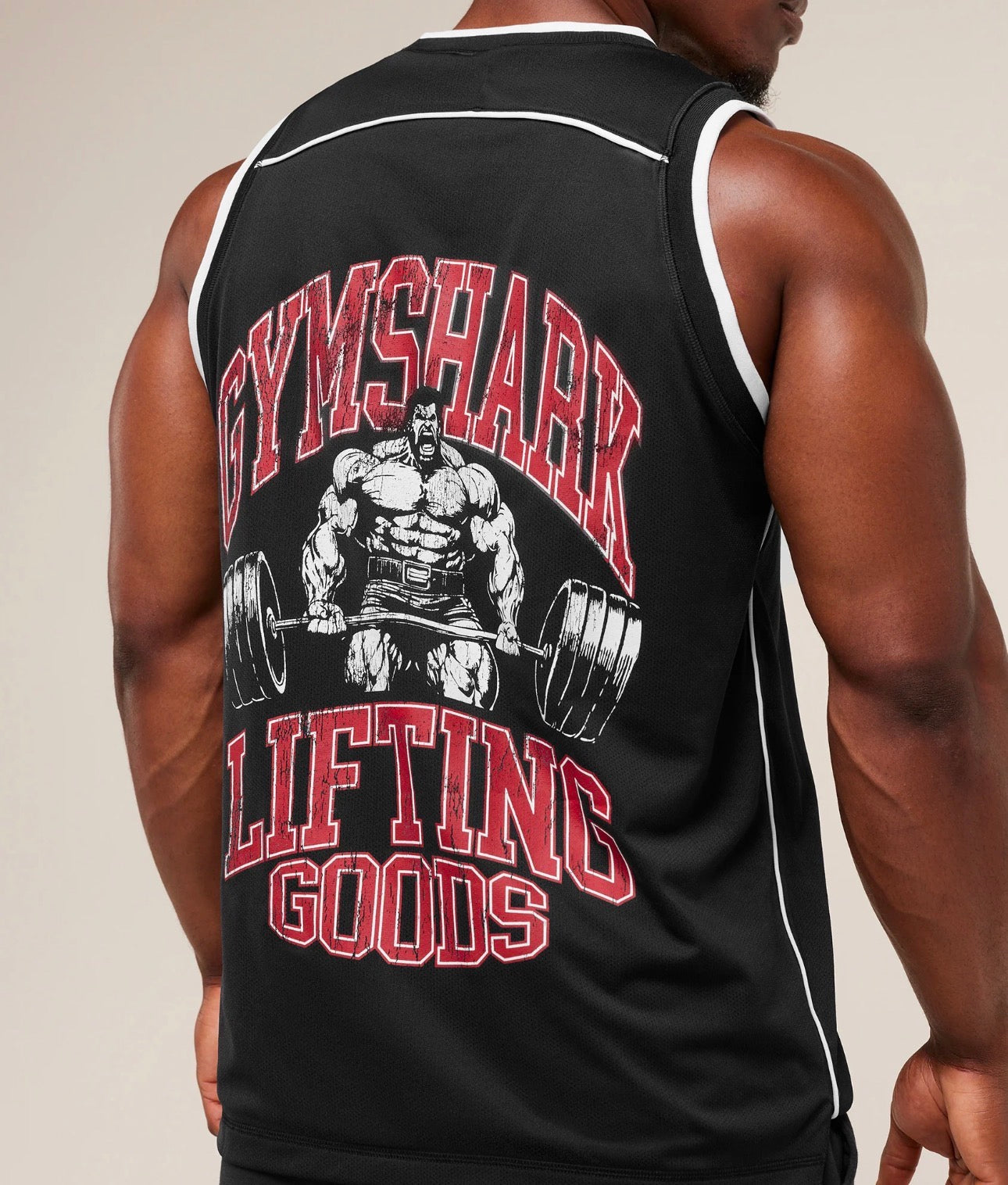Graphic Basketball Mesh Tank
