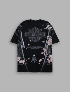 Iron Sakura Premium Tee in Black