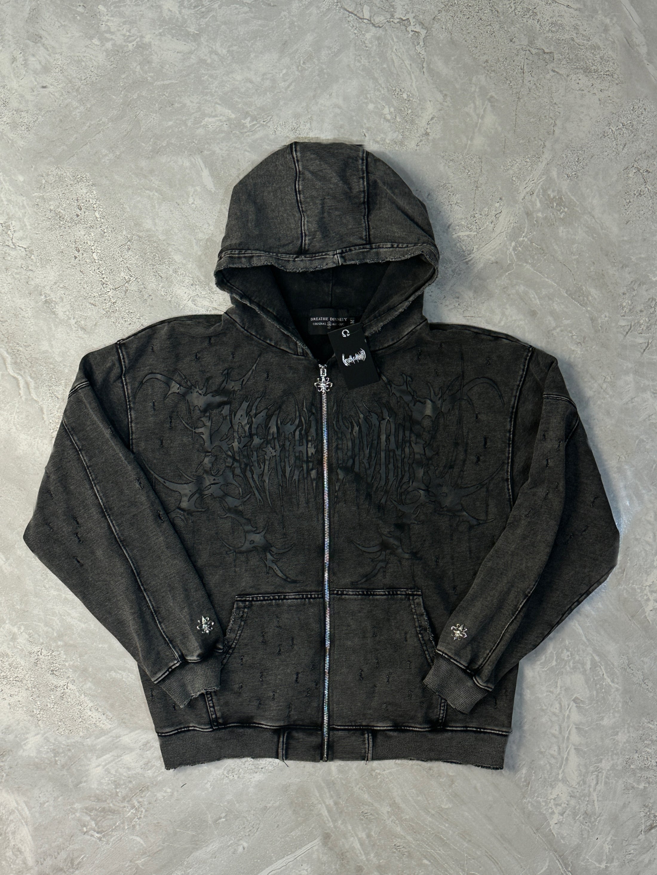 Vintage Zip Up Hoodie