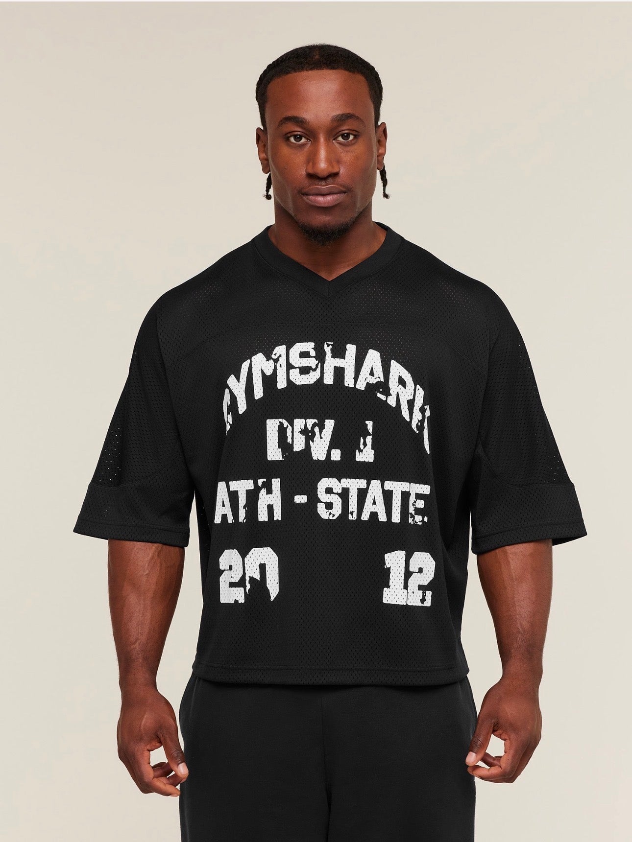Graphic Mesh Oversize T-shirt