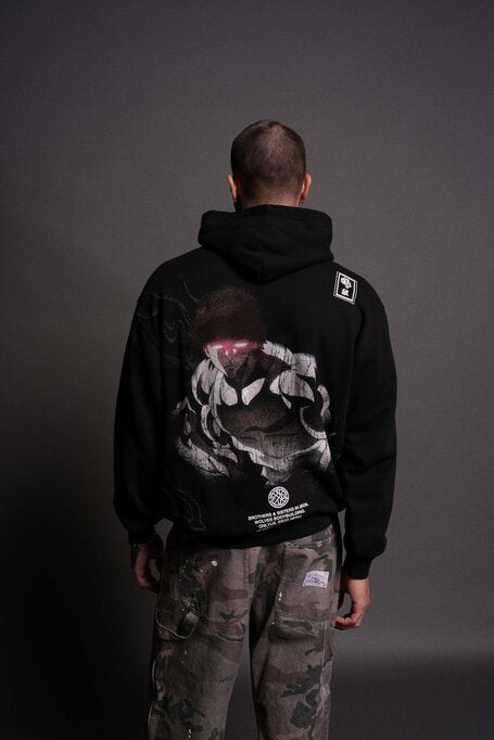 Baki Hanma Pierce Hoodie in Black