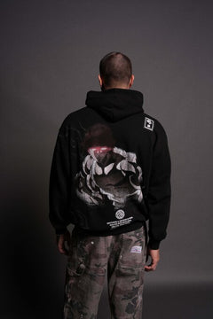 Baki Hanma Pierce Hoodie in Black