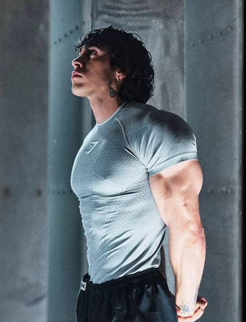 Gymshark Onyx V1 T-Shirt - Smokey Grey/Light grey