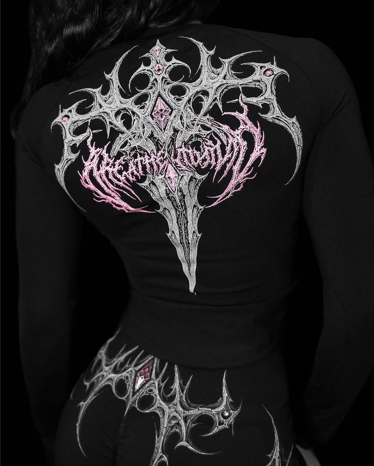 Void Tech Cursed Relic Long Sleeve Compression [Blossom Pink]