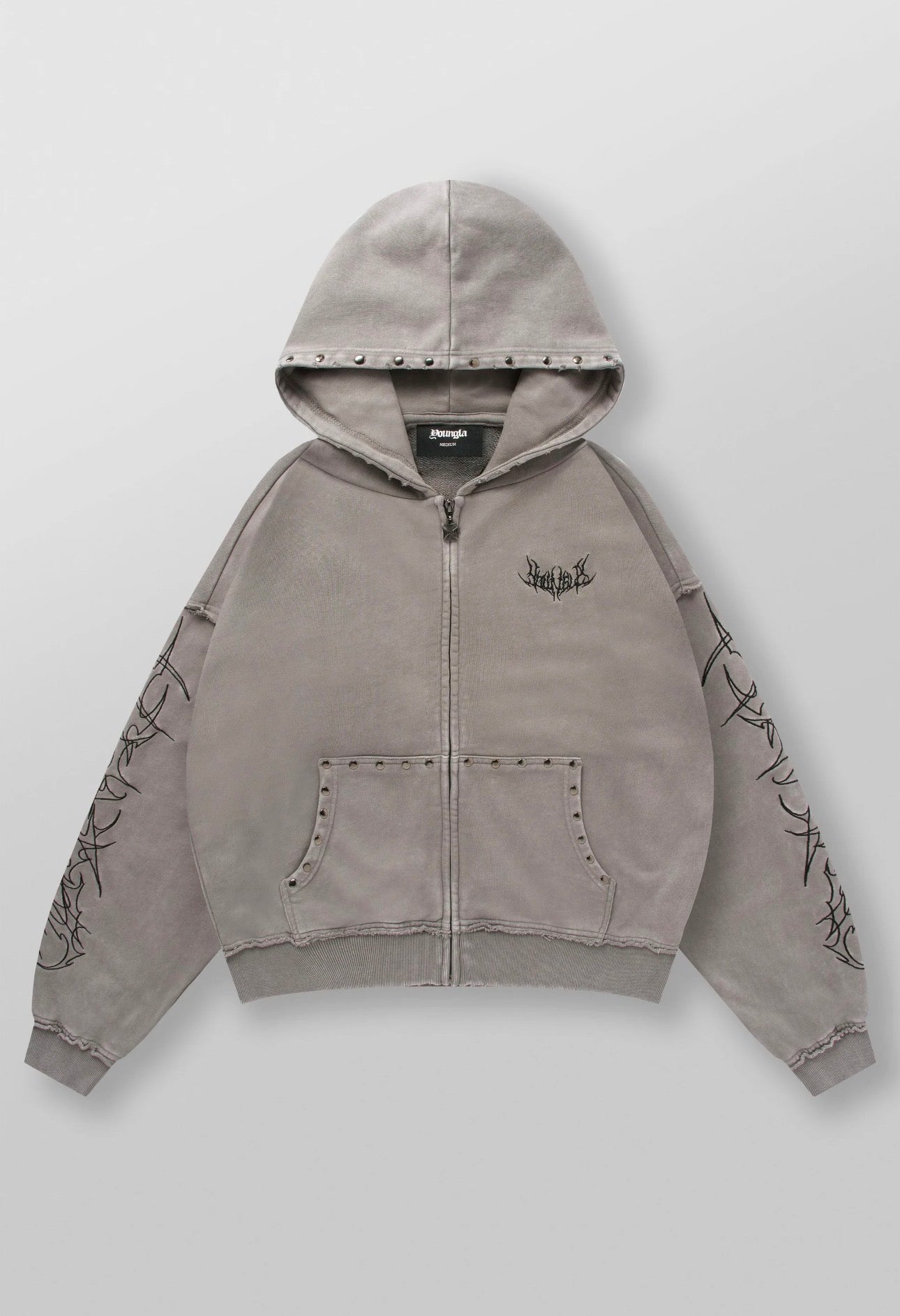 Tribal Stud Zip Up