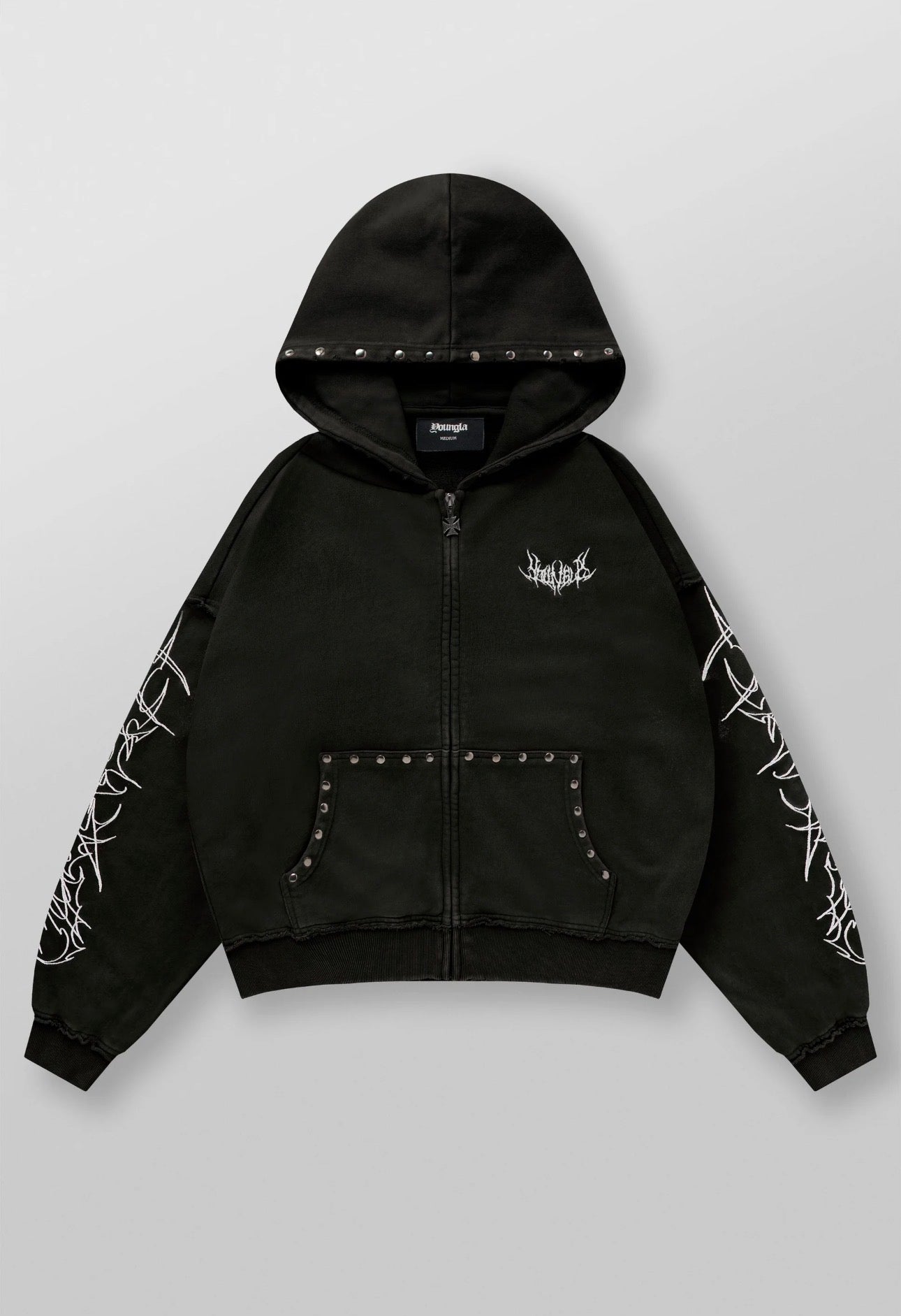 Tribal Stud Zip Up
