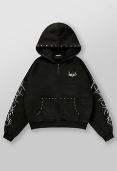 Tribal Stud Zip Up