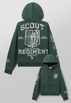 Attack On Titán Zip Hoodies