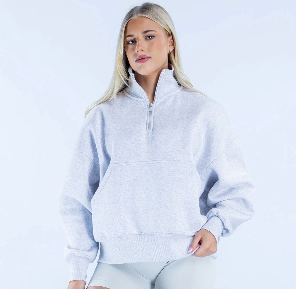 Signature Quarter Zip Sweatshirt