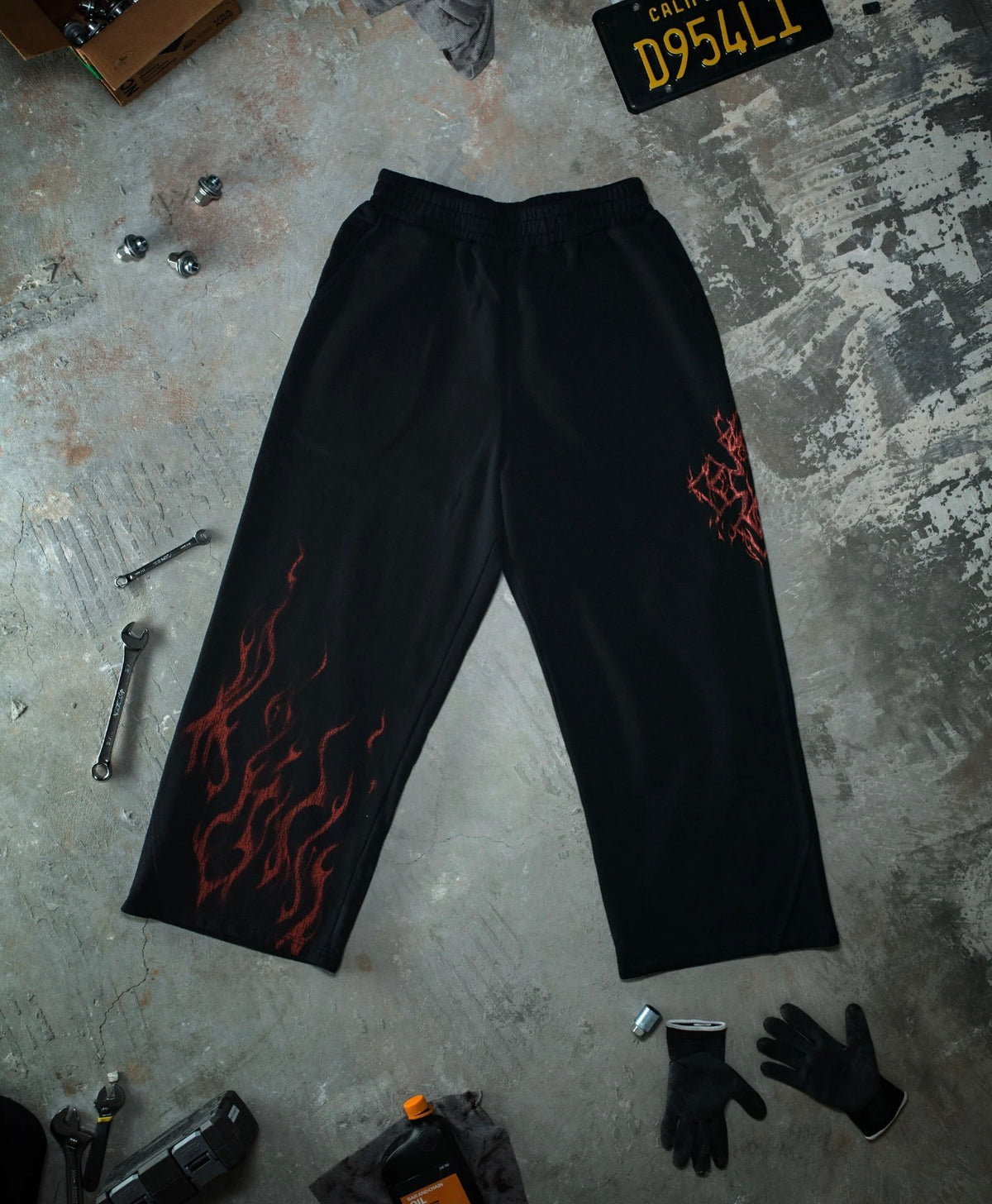 Ghost Sweats Pants Blood Red