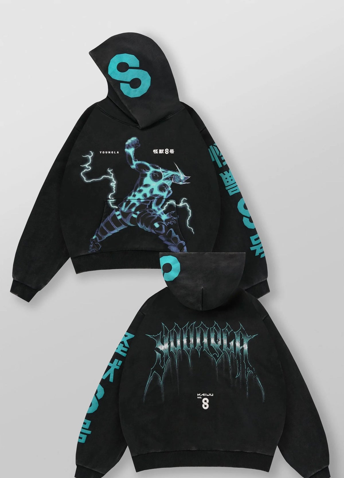 Kaiju No. 8 Graphic Hoodies