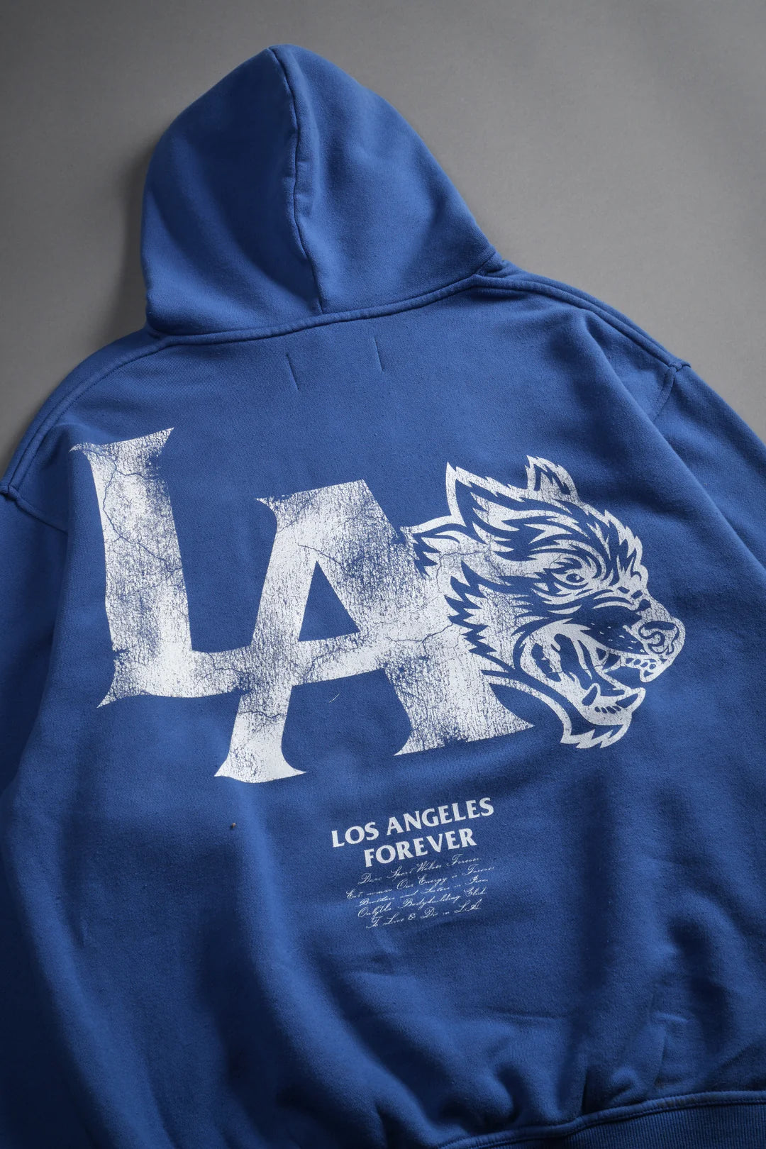 La Wolves V2 Pierce Hoodie La Blue