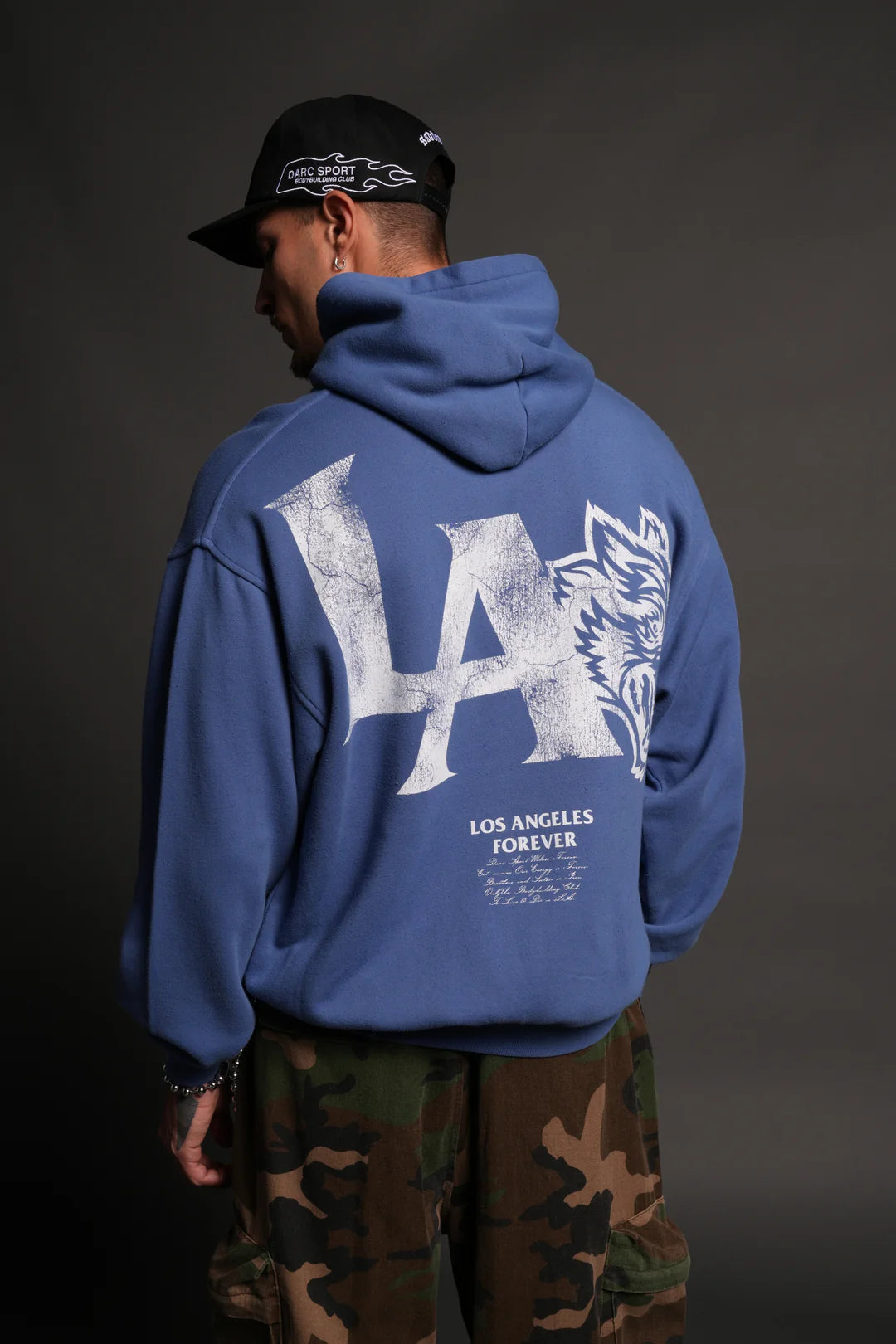 La Wolves V2 Pierce Hoodie La Blue