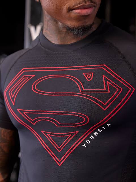 Supermán Compresión Black/Red