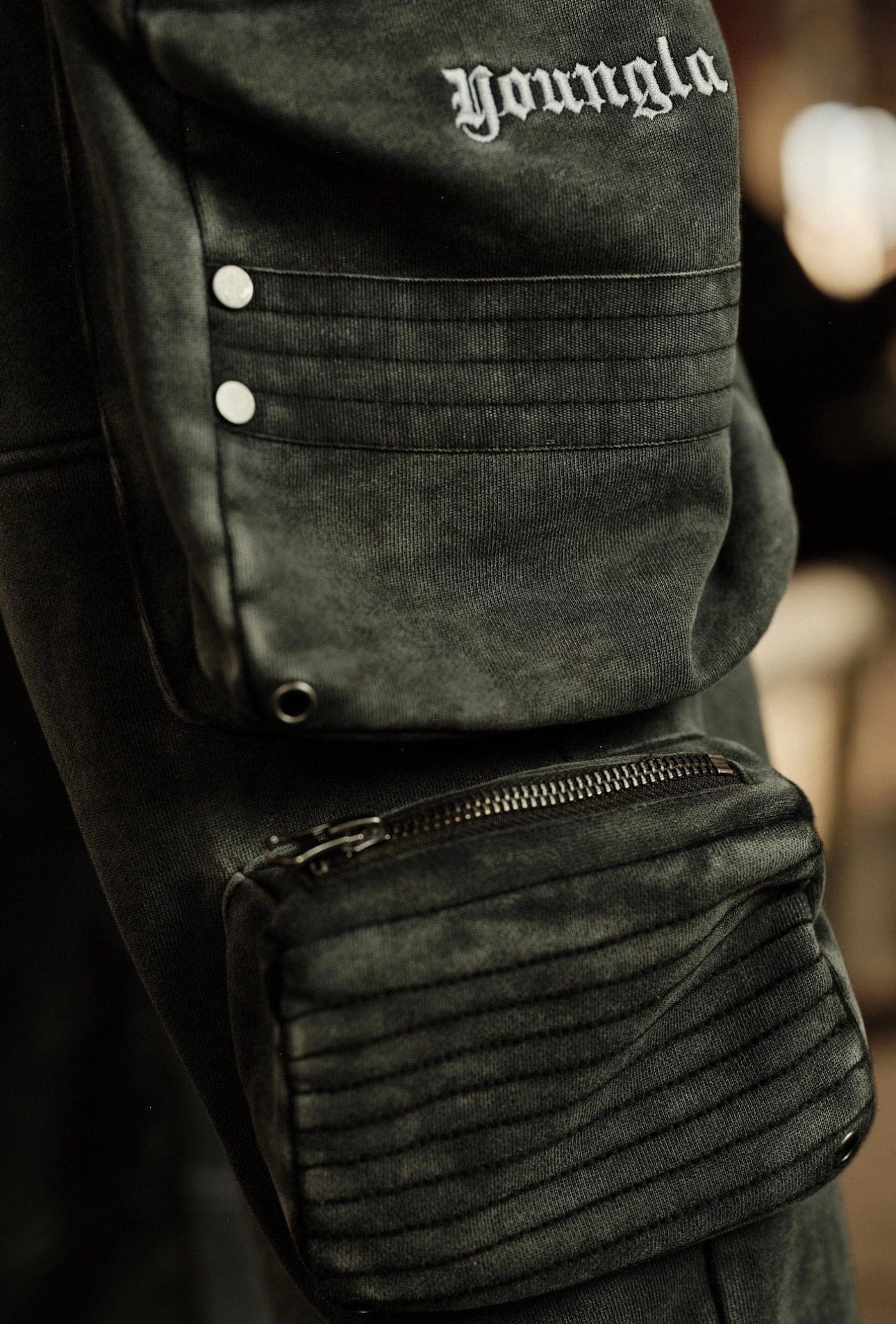 Stacked Cargo Sweats