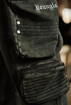 Stacked Cargo Sweats