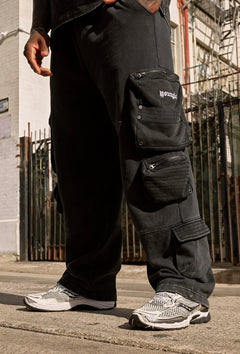 Stacked Cargo Sweats
